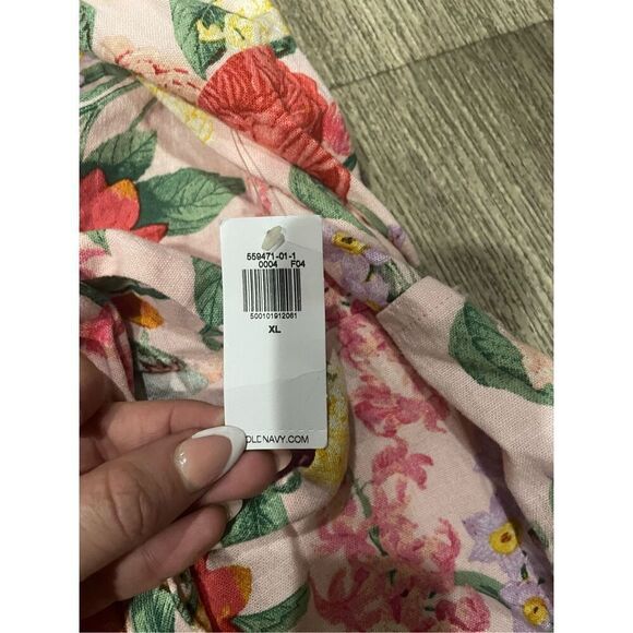Old Navy Floral Maci Dress XL New SOLD OUT ONLINE - Picture 5 of 10